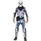 The Costume Center Black and White Fortnite Skeleton Trooper Unisex Child Halloween Costume - Large